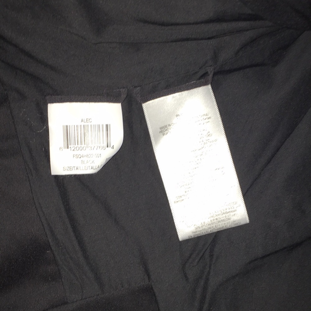 BCBGMAXAZRIA BLACK GROMMET DETAILED ALEC LEATHER ZIP UPBADAZZ JACKET EUC - Picture 8 of 12